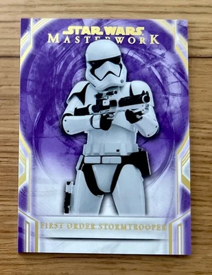2016 Star Wars Masterwork FIRST ORDER STORMTROOPER! #78 Mint! SHORT PRINT! 30/50 - Image 1 of 2
