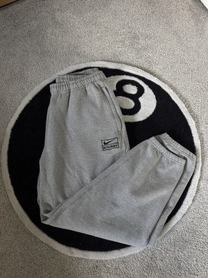 Stussy x Nike Men's Grey Fleece Sweatpants Size Large (AUTHENTIC) 