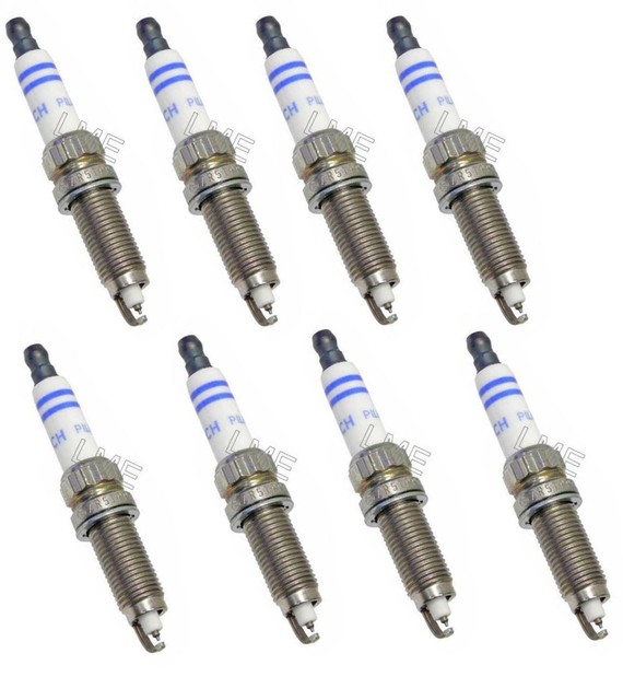 BMW f02 f04 f07 f10 f12 f13 750Li 8x Spark Plug High Power Bosch ZR5