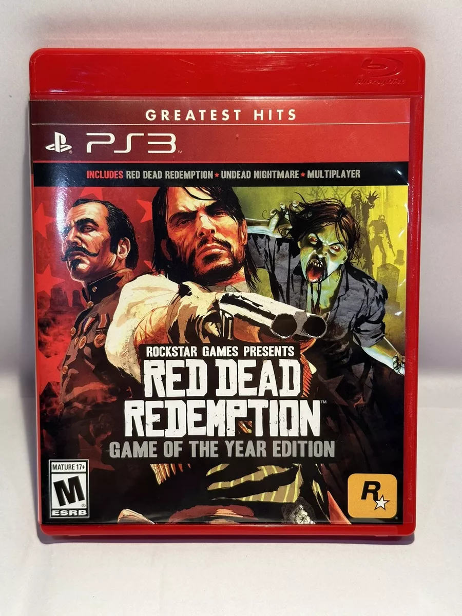 Red Dead Redemption Sony PlayStation 3 PS3 Video Game With Manual