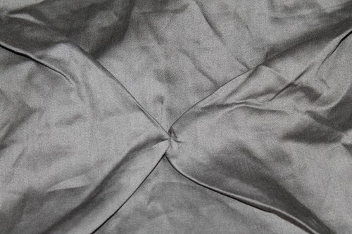 Threshold Pinched Pleat King Shams Gray two shams nwop #283 - Picture 3 of 8