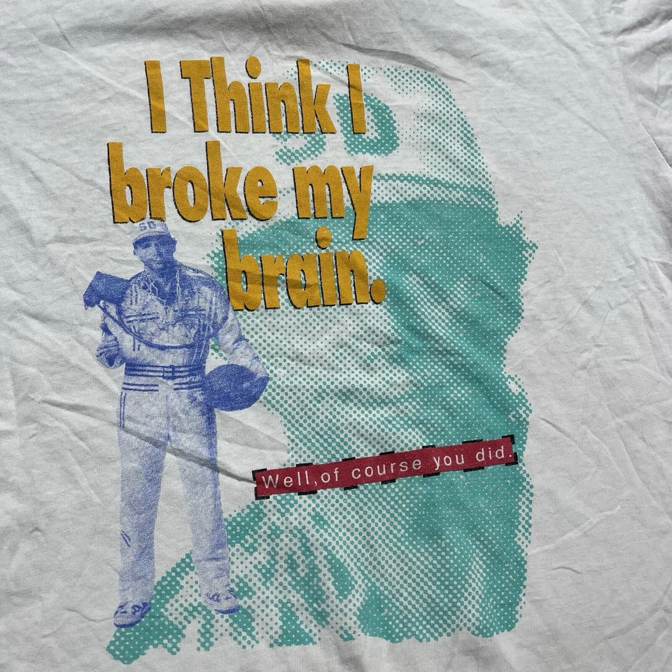 Camisa De Colección Años 90 Nike Super Dave David Osbourne Broke Brain Juvenil Talla Mediana Foto 2 de 4