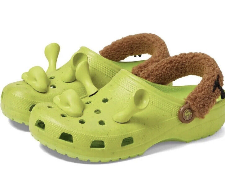 NEW Shrek × Crocs Classic Clog Men Size 13 W 14.5 Ogre Green IN HAND SHIP  NOW