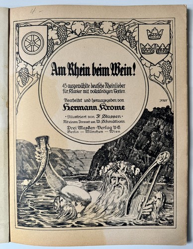 Gesang Liederbuch: Am Rhein beim Wein 45 deutsche Lieder für Klavier - Bild 2 von 8