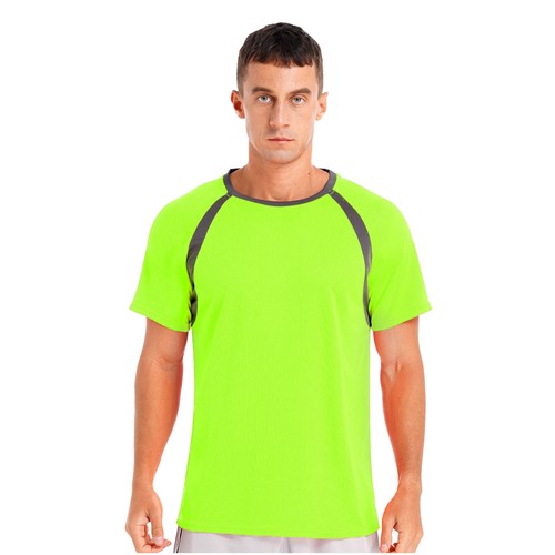 Mens Short-Sleeve Rash Guard Vest UPF 50 Swim Shirt Quick-Dry Workout Sports AU - Picture 52 of 67