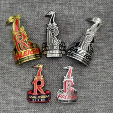 RALEIGH vintage cycling Bicycle Bike Alloy Head Badge Decals Stickers emblem
