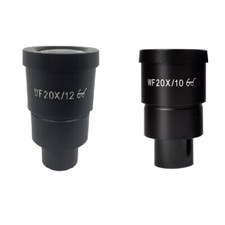 WF20X Eyepiece Ocular Lens for Stereo Microscope High Eye-point w/ Reticle Scale