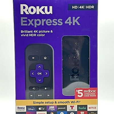 Roku Express 4K  Streaming Player HD/4K/HDR with Simple Remote