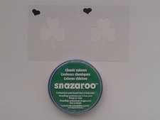 Green shamrock face paint set reusable many times Irish Ireland St. Patrick Day