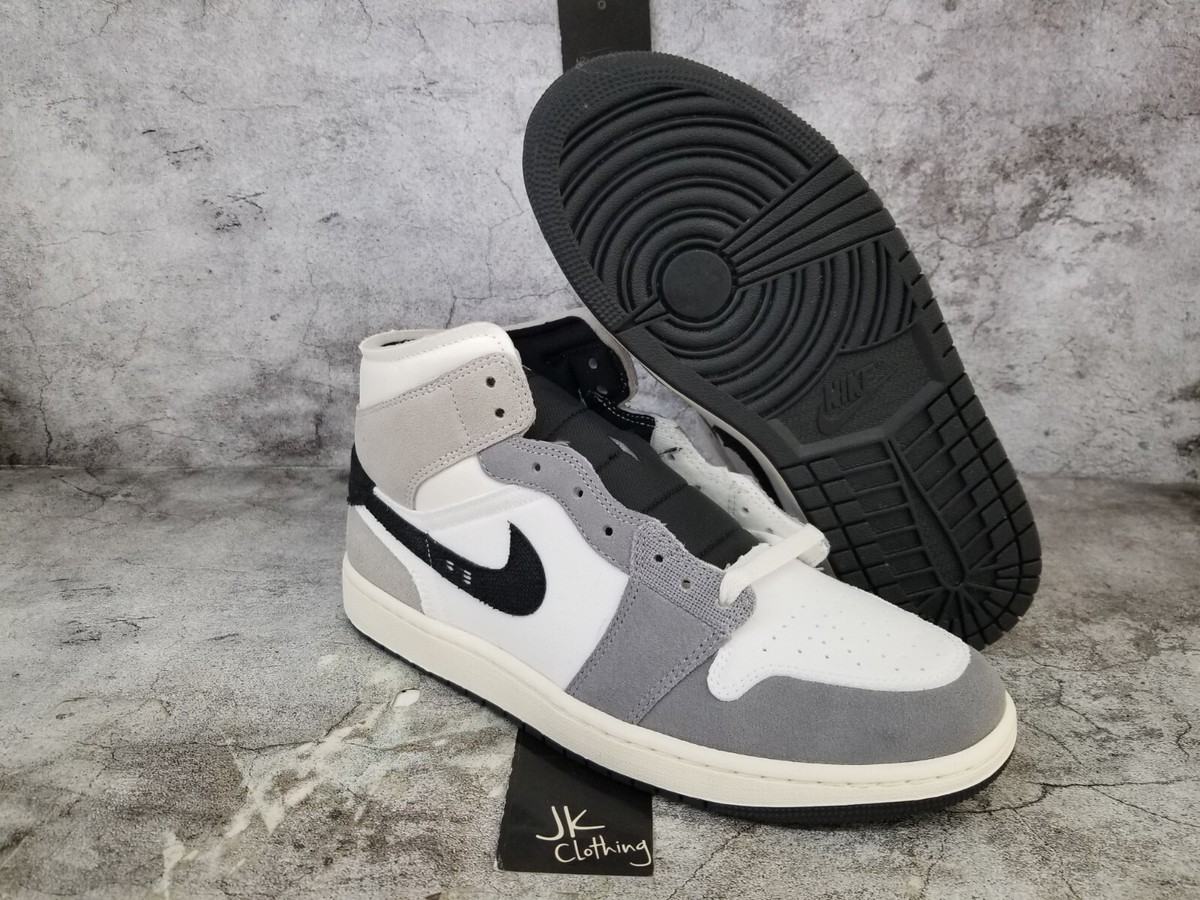 Size 9.5 - Air Jordan 1 SE Craft Mid Inside Out - Cement Grey for