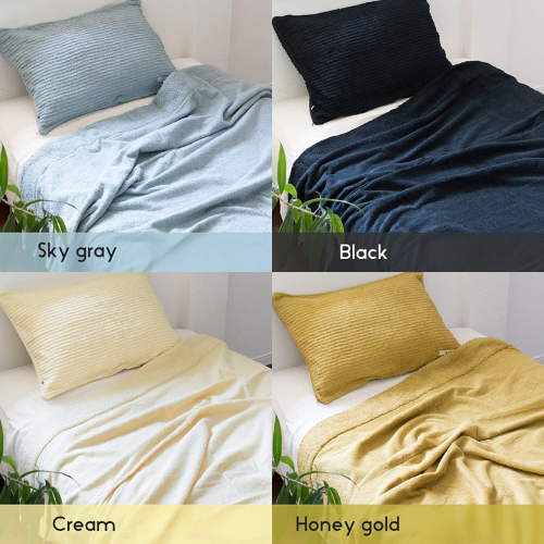 Imabari Towelket Blanket - Fluffy 100% Cotton - 6 Colors Made in