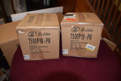 Lot of (2) Z-Lite 7500P10-PN Margo Polished Nickel Pendant Ceiling Light
