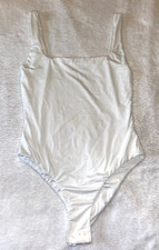 Women's Tank White Double-lined Bodysuit