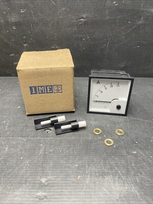 IME Einbau Amperemeter NOS | 0-25A | 72x72mm | T=50mm (K50-34)