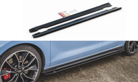 Cup Seitenschweller AnsäTze Schwarz FüR Hyundai I30 N MK3 Leisten Schweller V3