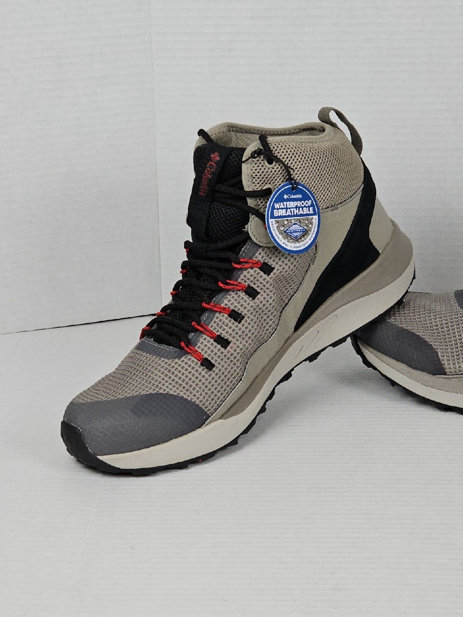 Columbia Trailstorm Mid Waterproof Hiking Boot Grey Mens Sz  display picture 2