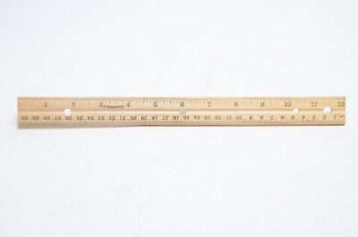 FISKARS 1ft/12in/30cm Wood Ruler w/ Plastic Edge Marker ( 5 Pack or 36 ...