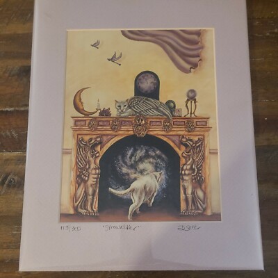Denise Satter ''Firewalker'' Fantasy Art Print Signed Limited. 113/300. Amazing. 