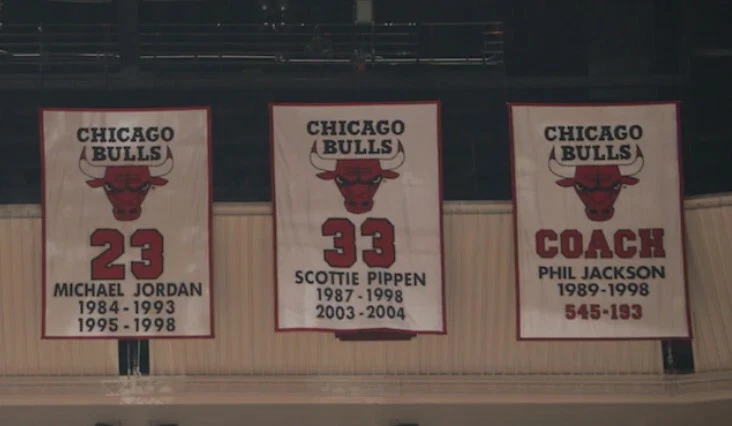 Juego de pancartas 3x5 Chicago Bulls The Last Dance - Jordan & Pippen pancartas de retiro Foto 4 de 4