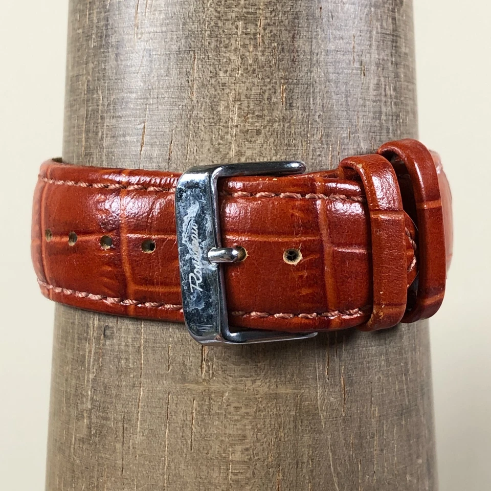 Reloj Rousseau Hombre 907-696 Vestido Esqueleto Cuero Marrón Automático 43mm 7 3/4" Foto 4 de 4