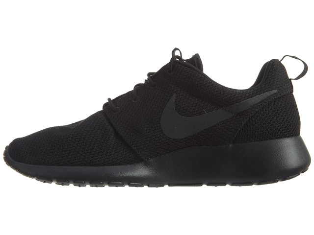 roshe run black green