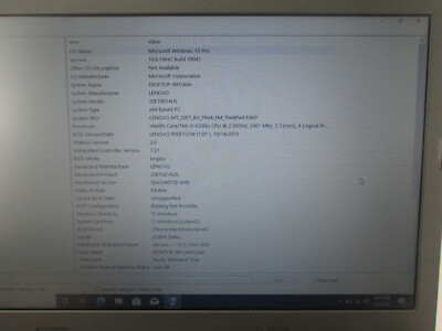 Lenovo ThinkPad E460 Laptop Computer w/ Charger 500GB HDD 4GB RAM