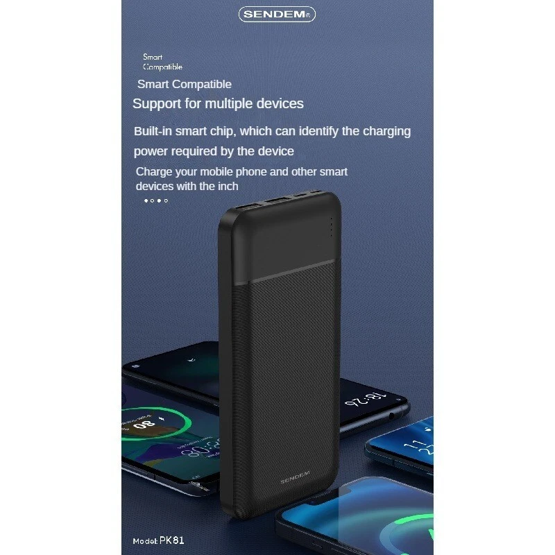 Power Bank 10000mAh 15W Charging Portable External Battery Backup For Cell Phone Power Bank 10000mAh 15W Charging Portable External Battery Backup For Cell Phone