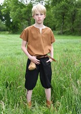Battle-Merchant Kinder Knickerbocker, schwarz - Kurze Mittelalter Wikinger Hose