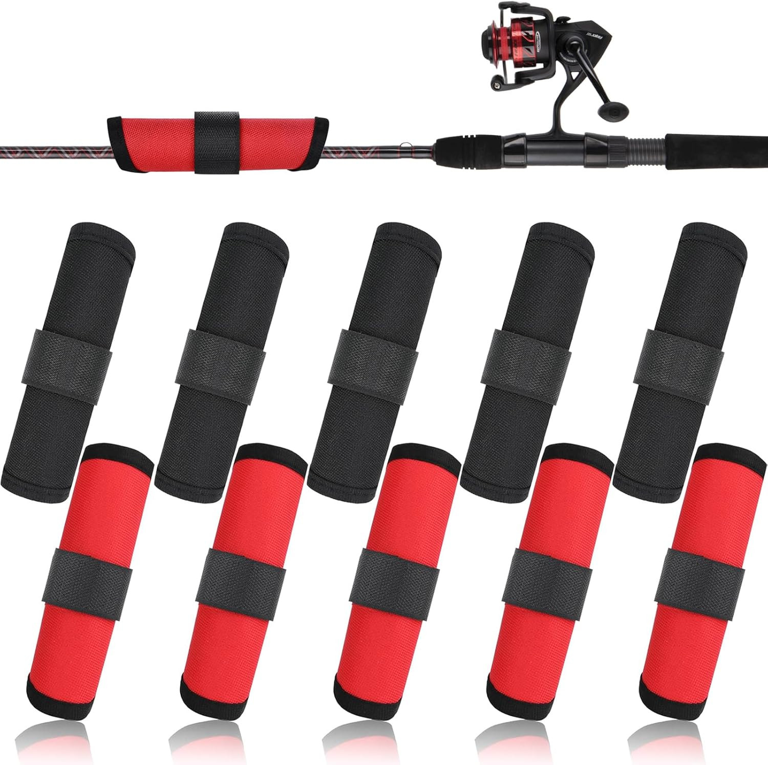 10 Pcs Fishing Lure Wraps - Hook & Lure Protectors Covers for Safe Bait Storage