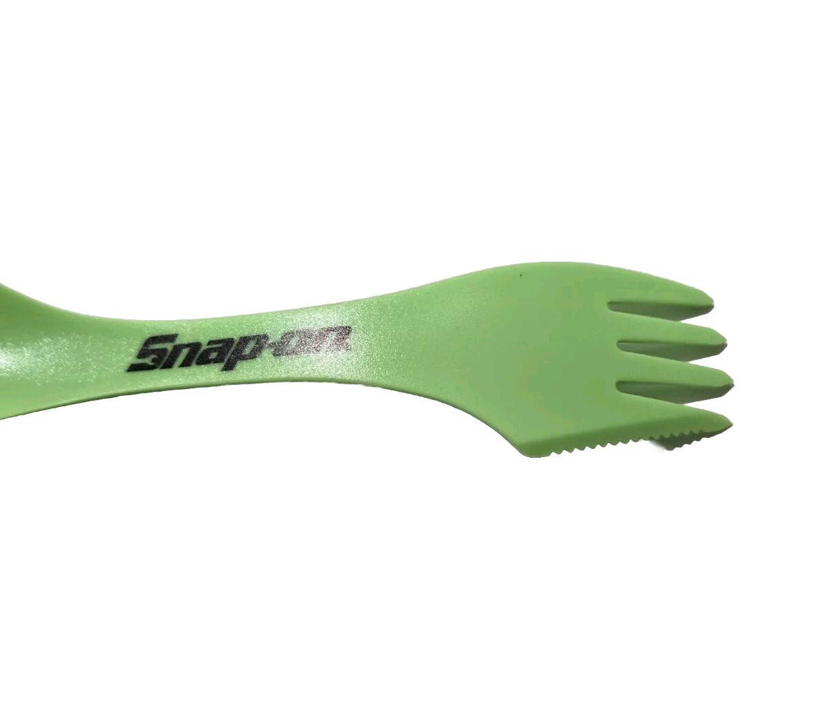5X Snap On Tools Promo GREEN REUSABLE Plastic Spork Spoon Fork
