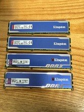 Kingston HyperX 16GB 4x4GB DDR3 RAM Kit - 1333MHz - KHX1333C9D3B1/4G and KHX13