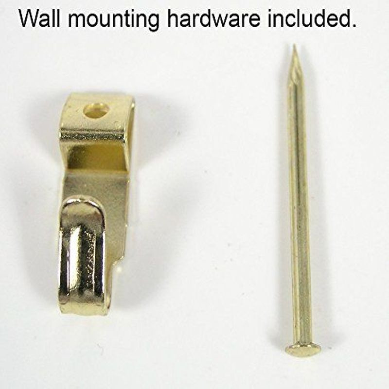 Creative Hobbies Deluxe Plate Display Hangers - Spring Style for 5-7 Gold 