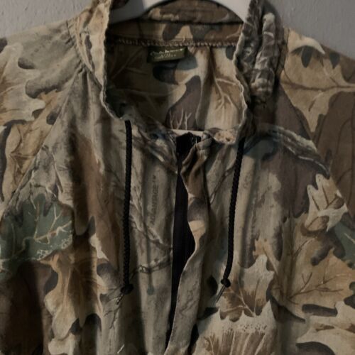 Spartan RealTree Sheer Lightweight Zipper Front Shirt Size Large/XL. Hunting Vtg - Picture 3 of 4