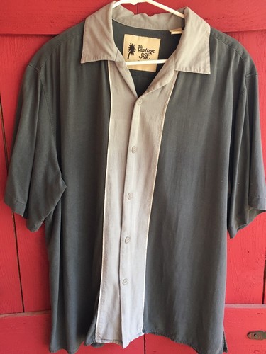vintage silk shirts circa 1969