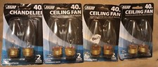 8 Feit Medium Base Ceiling Fan Bulbs