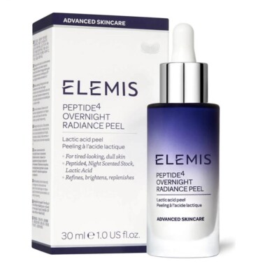 ELEMIS Peptide4 Overnight RadiancePeel. 30ml (1.0fl.oz). Retail $85