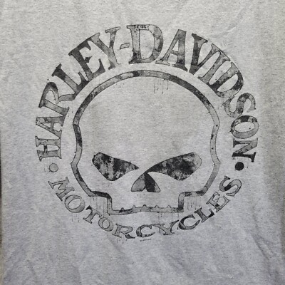 T-shirt Manica Lunga Willie G Skull #1 Da Uomo - .harley-davidson - Foto 7