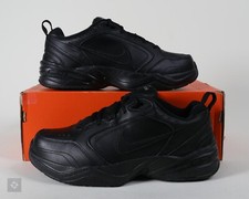 Nike Air Monarch IV Triple Black Athletic Shoes Men's Size 6 4E 416355-001 