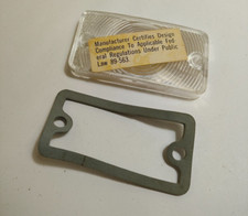 1965-1966 Dodge Polara 880 Chrysler Imperial Left Back Up Light Lens 2525262 Nos