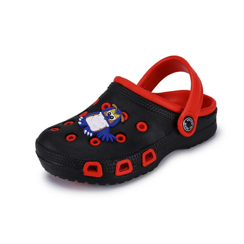 Garden Clogs Shoes For Boys Kids Toddler Slip-On Casual Two-tone Slipper Sandals - Image 4 of 4