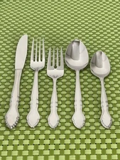 Imperial NEWFIELD Stainless Satin Outlined Edge NEW Flatware SMART CHOICE B25N