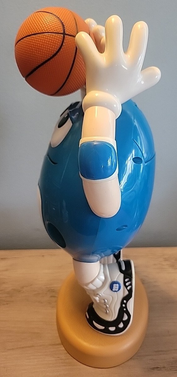 M&M's Blue Basketball Sport Candy Dispenser Limited Edition