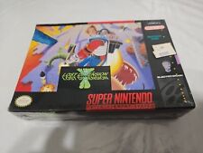 SNES Super Nintendo JIM POWER: LOST DIMENSION IN 3-D SEALED W/PROTECTOR CASE