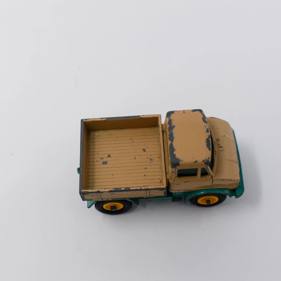 20 世纪 60 年代复古 Lesney 火柴盒系列 Unimog 49 号棕褐色卡车 — 第 3/4 张图片