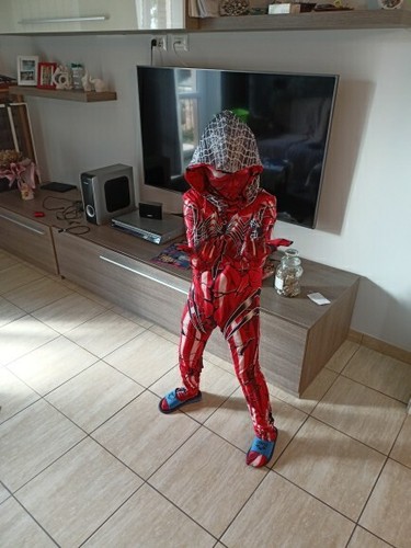 Costume spiderman cosplay avengers taille disponible de 100 à 150 cm deguisement - Photo 7 sur 9