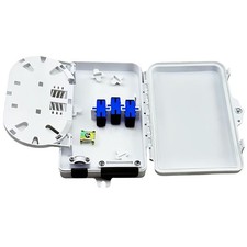 6Core FTTH Fiber Distribution Termination Box IP65 Waterproof 6 SC Adapters