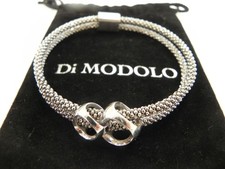 RARE Di Modolo Icona Sterling Silver Designer Bracelet Magnet Closure