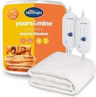 Silentnight Dual Control Electric Blanket Double 3 Heat Settings Washable New