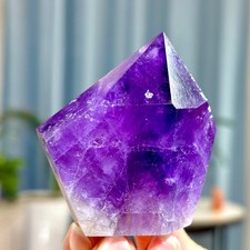 194G Ametista Naturale Geode Quarzo Grappolo Cristallo Esemplare Guarigione