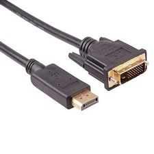 DisplayPort DP to DVI-D Male Dual Link Cable 6 Ft Adapter Cord